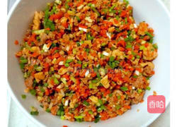 胡萝卜鸡蛋肉饼的做法图解2