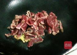 蒜苔炒牛肉的做法图解3