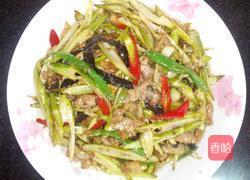 鲜竹笋炒肉丝的做法图解4