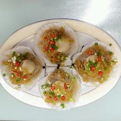 粉丝蒜蓉蒸扇贝的做法[图]