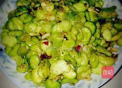 爆炒蚕豆的做法图解5