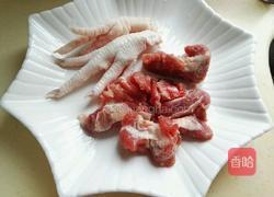 虫草花木瓜排骨汤的做法图解2