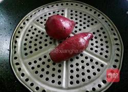 双色紫薯馒头卷的做法图解2