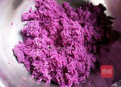 双色紫薯馒头卷的做法图解3