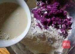 双色紫薯馒头卷的做法图解5