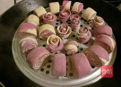 双色紫薯馒头卷的做法图解19