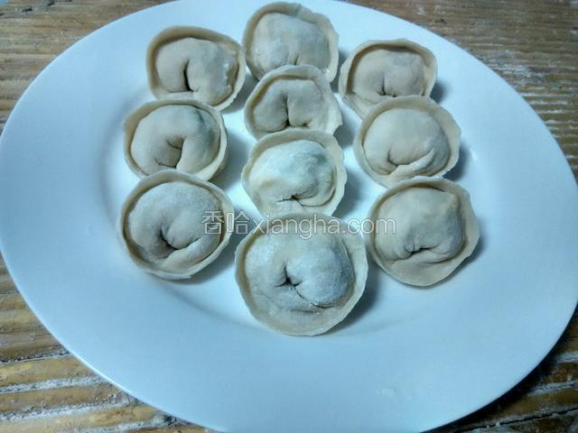 西葫芦鸡蛋虾皮饺子