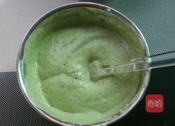 八寸菠菜戚风的做法图解9