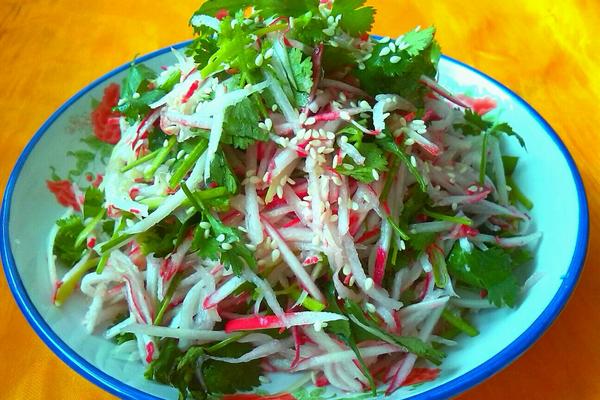 香菜萝卜丝的精选做法