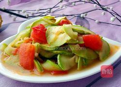 西红柿炒西葫芦片的做法图解7