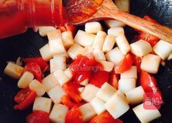 番茄炒年糕的做法图解8
