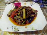 香辣茄子炒肉的做法[图]