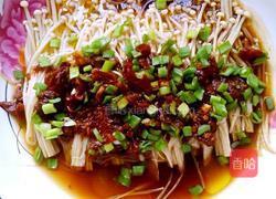 蒜蓉金针菇的做法图解4