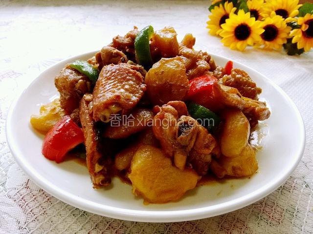 土豆焖鸡