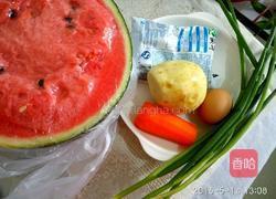 鸡蛋牛奶蔬菜饼的做法图解1