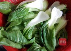 家常清炒油菜的做法图解1