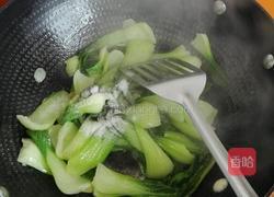 清炒油菜的做法图解8