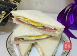 蔬菜三明治的做法图解4