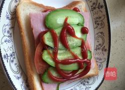 蔬菜三明治的做法图解3