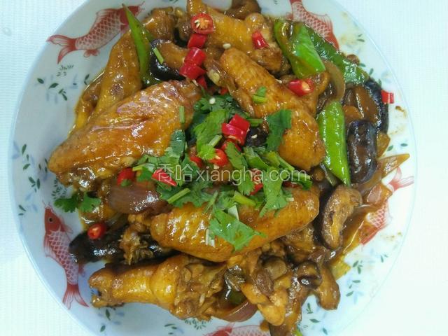 蚝油香菇鸡翅