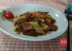 Illustration of how to stir-fry pork liver 11