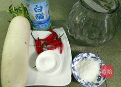 腌糖醋萝卜的做法图解1