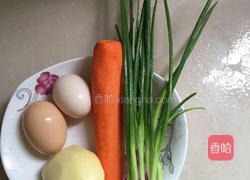 萝卜鸡蛋饼的做法图解1