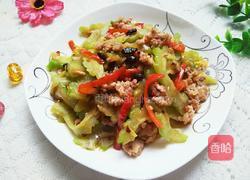 豉香肉末炒苦瓜的做法图解9