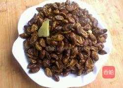 干煸蚕蛹的做法图解3