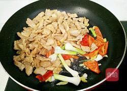 蒜苗炒肉的做法图解5