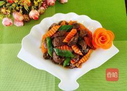 胡萝卜炒腰花的做法图解9