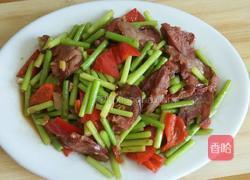 香肠炒蒜苔的做法图解13