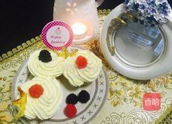 鲜奶油椰香杯子蛋糕的做法图解17