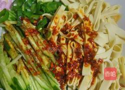 黄瓜拌干豆腐的做法图解3