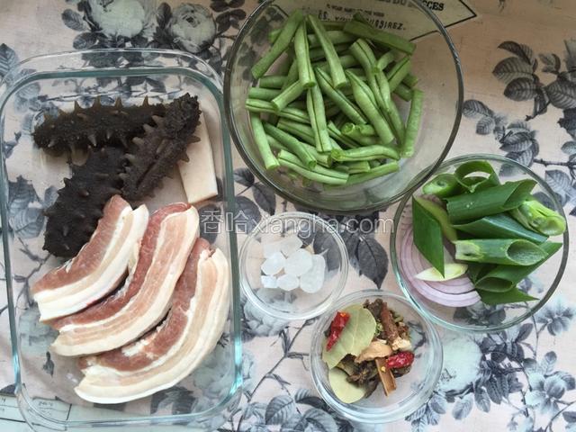 准备好食材