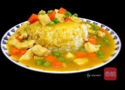 印度咖喱鸡丁饭的做法图解7