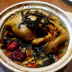 瓷锅茶香鸡