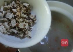蘑菇鲜虾粥的做法图解4