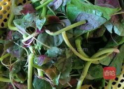 清炒红苋菜的做法图解1