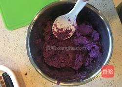 紫薯芝麻饼的做法图解4