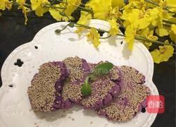 紫薯芝麻饼的做法图解14