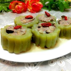 苦瓜蒸肉的做法[图]