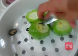 苦瓜蒸肉的做法图解4