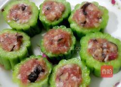 苦瓜蒸肉的做法图解6