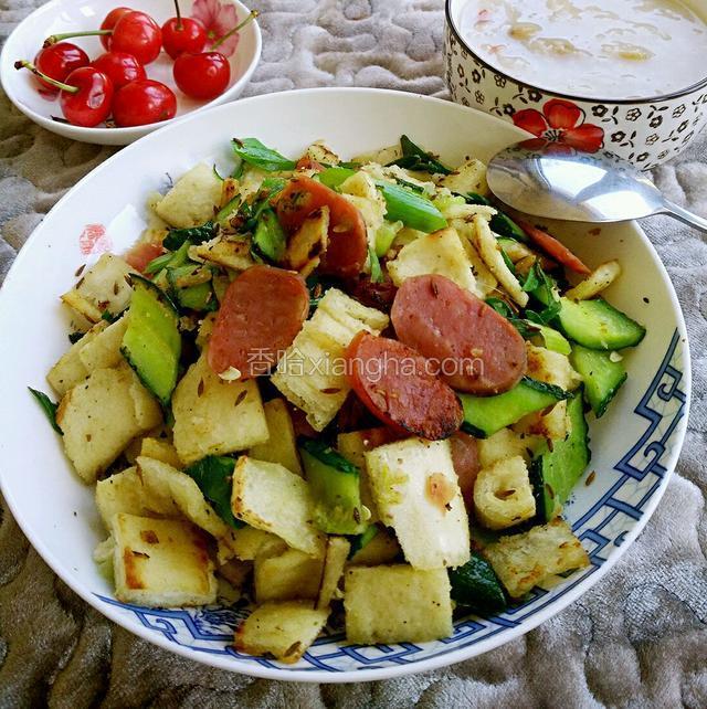孜然炒馒头