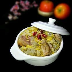东北酸菜炖排骨的做法[图]