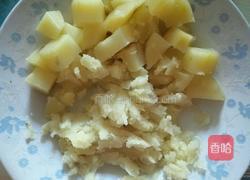 土豆泥芝麻团的做法图解3