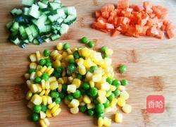 三色蛋炒饭的做法图解6