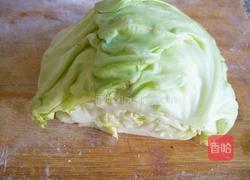 醋溜包菜的做法图解1