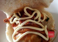 奥尔良鸡腿堡的做法图解4